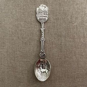 Yosemite National Half Dome Park Embossed Souvenir Spoon